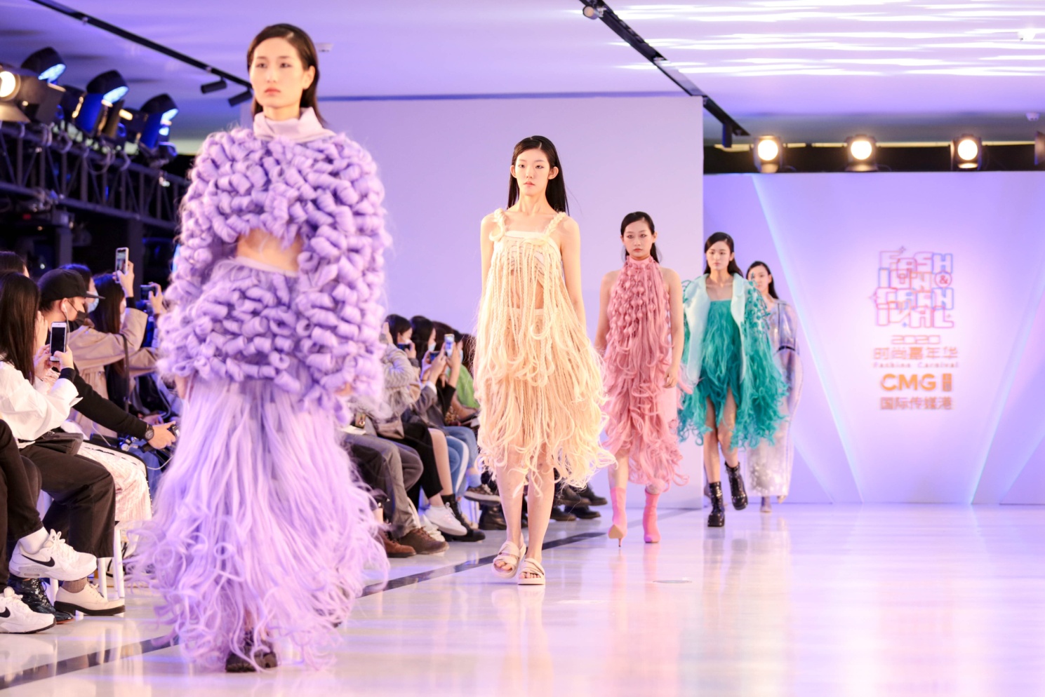 Creative Fashion Show by DHU Students Held at the 2020